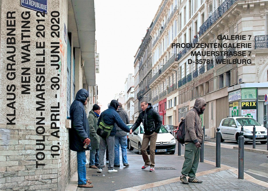 Klaus Graubner, Men waiting, Toulon-Marseille 2012